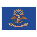 Outdoor North Dakota Flags