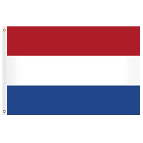 Dutch flag red white blue stripes