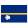 Nauru national flag with stars