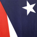 Close up of Ohio Flag Fabric