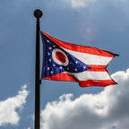 Outdoor Ohio Flag Display