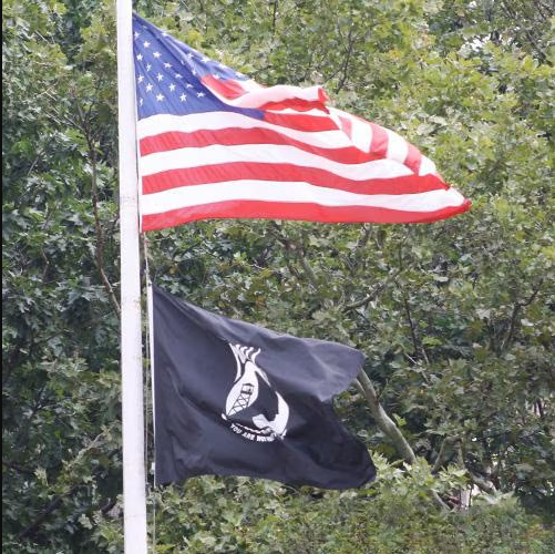 Nylon POW MIA Black Flag