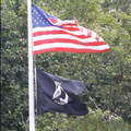Nylon POW MIA Black Flag