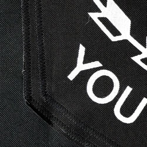 POW MIA Flag Fabric Closeup
