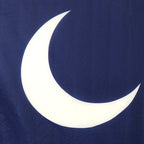 Closeup of SC flag - crescent moon