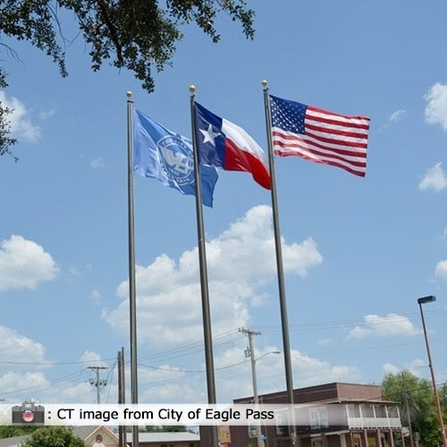 Outdoor Texas Flags