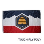 Mediumweight Polyester Utah flag
