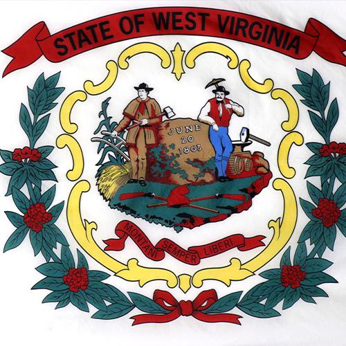 West Virginia flag Emblem