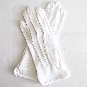 White parade gloves - front