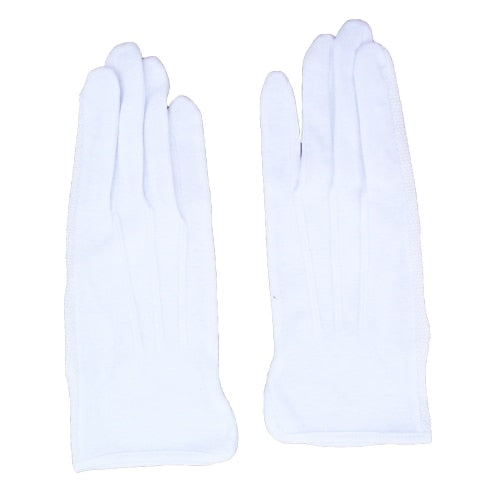 White parade gloves - back