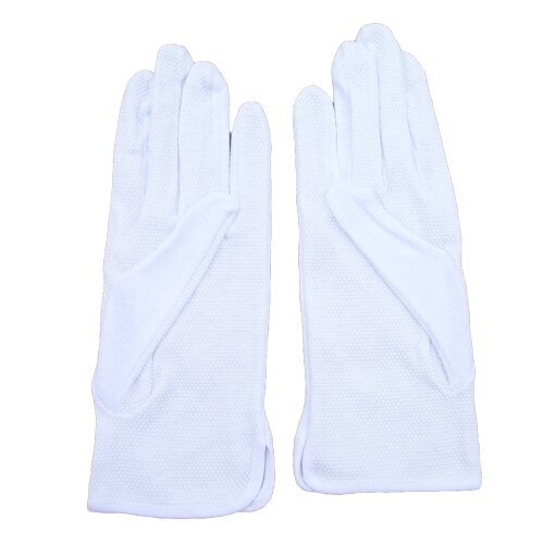 White parade gloves - back