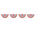 red white blue bunting garland