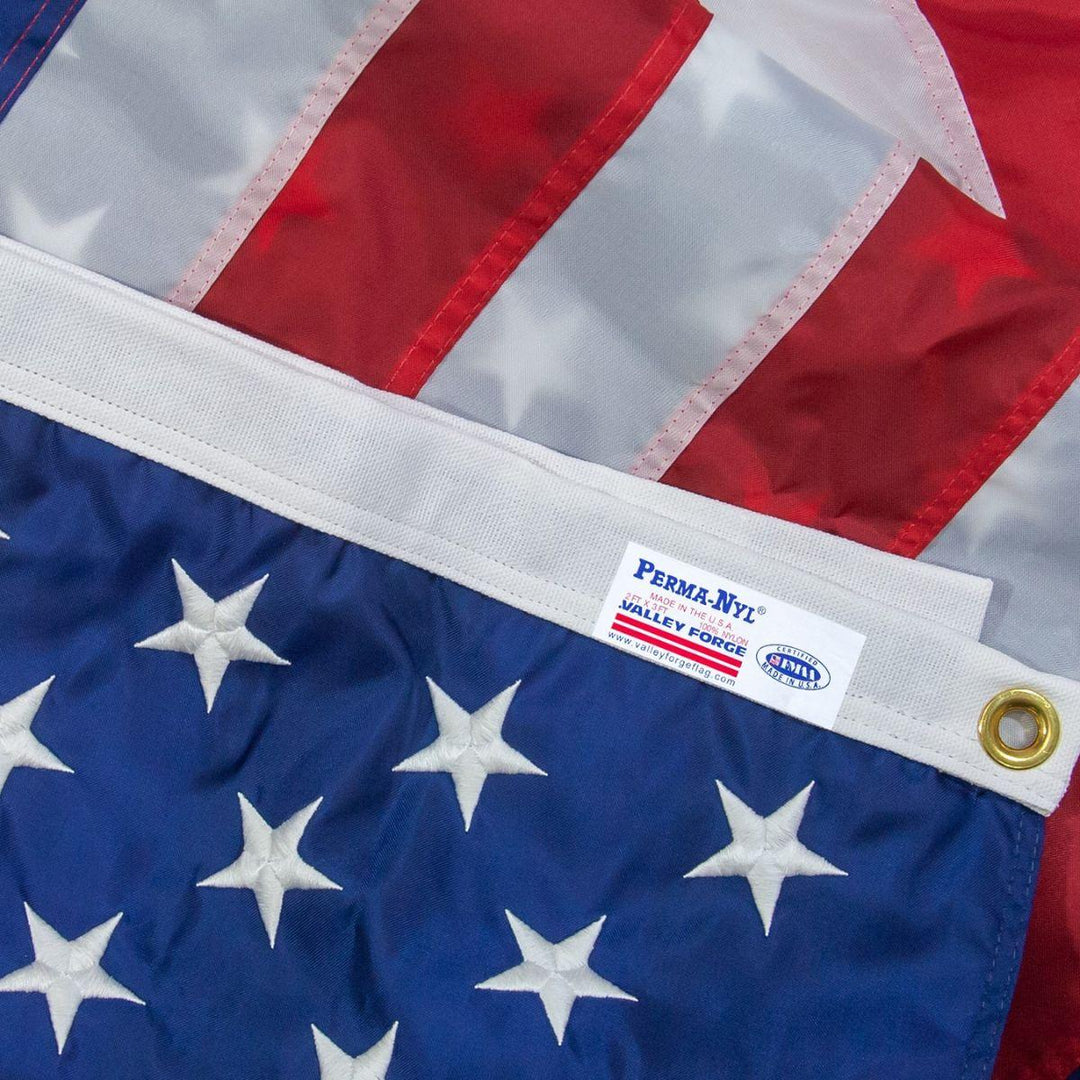 Perma-Nyl Nylon Valley Forge American Flag