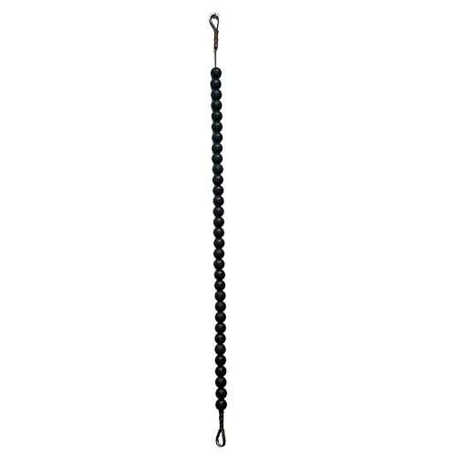 black beaded necklace strand