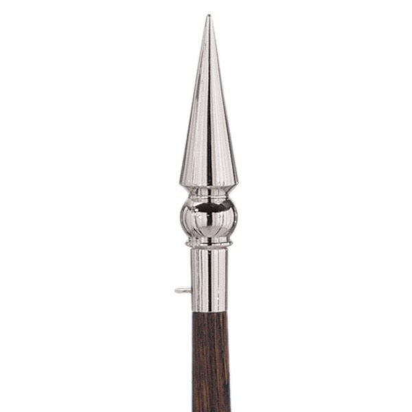 metal spear tip with wood handle