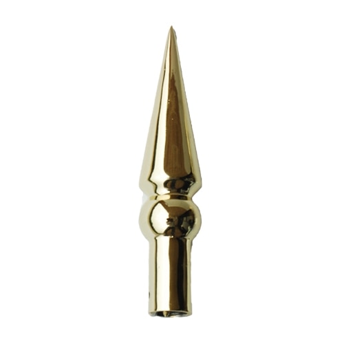 gold spire shaped decoration
