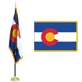 Colorado state flag and banner