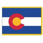 Colorado state flag design image