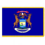 Michigan state flag emblem