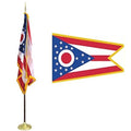 Ohio state flag and banner