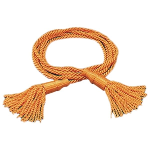 orange rope with tassels