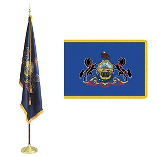 Pennsylvania state flag and banner