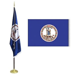 Virginia state flag and banner