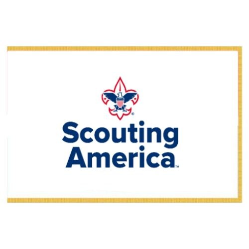 Scouting America Logo Flag with Fringe