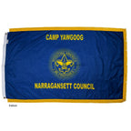 Scouting America Fringed Camp Flag