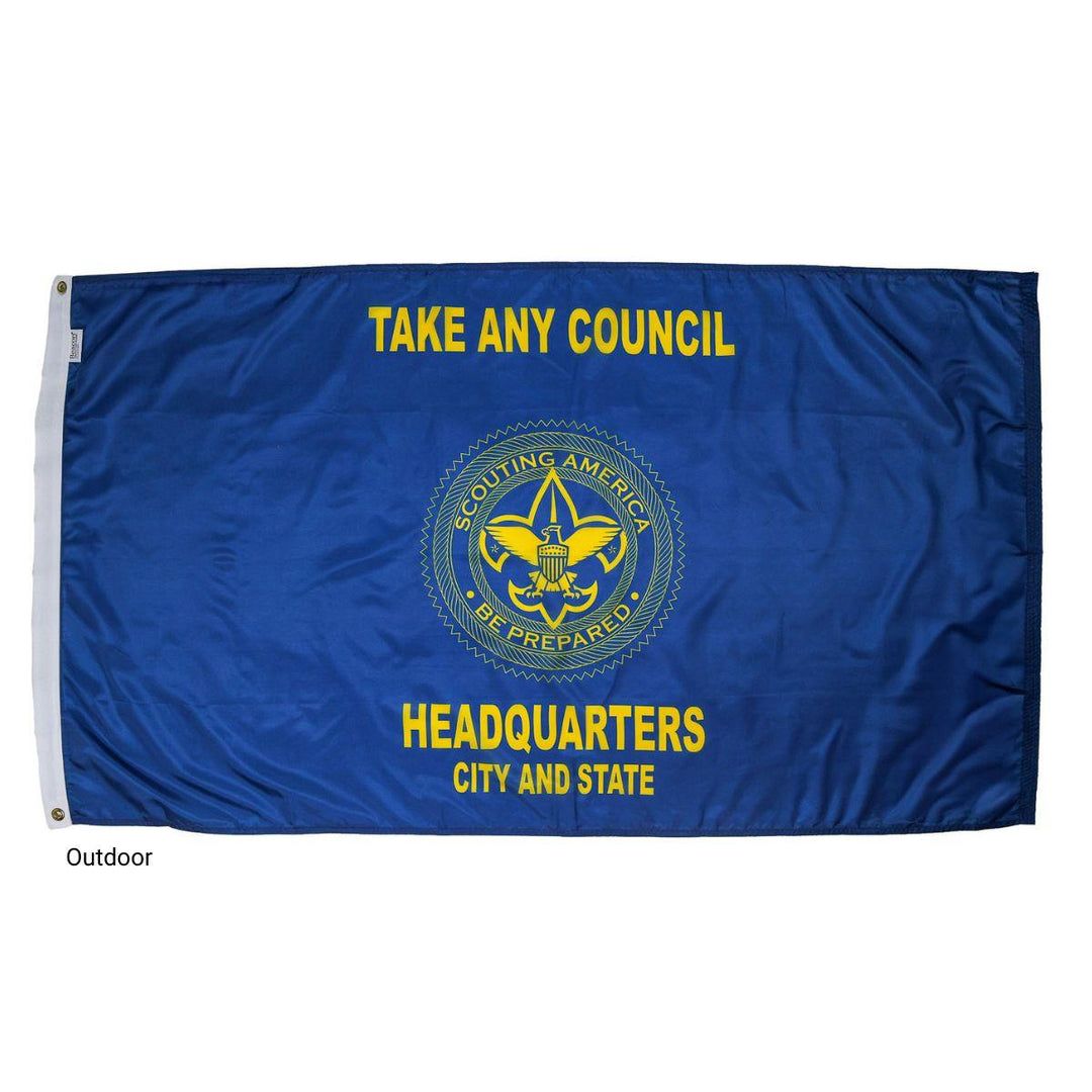 Scouting America Fringed Council Flag