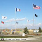 Sentry outdoor flagpoles