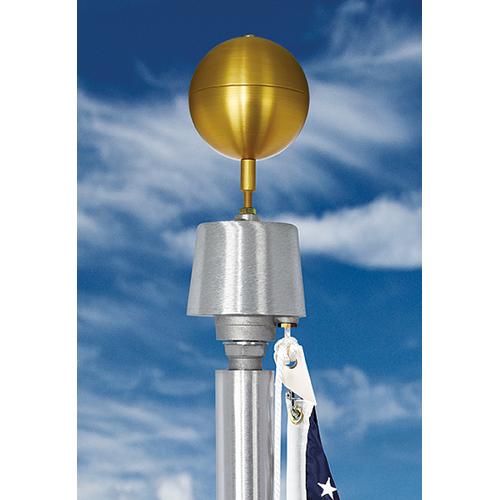 Gold Ball Ornament Top for flagpole