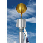 Gold Ball Ornament Top for flagpole
