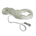 white rope with metal hook