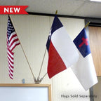 stick flag holder for 3 flags