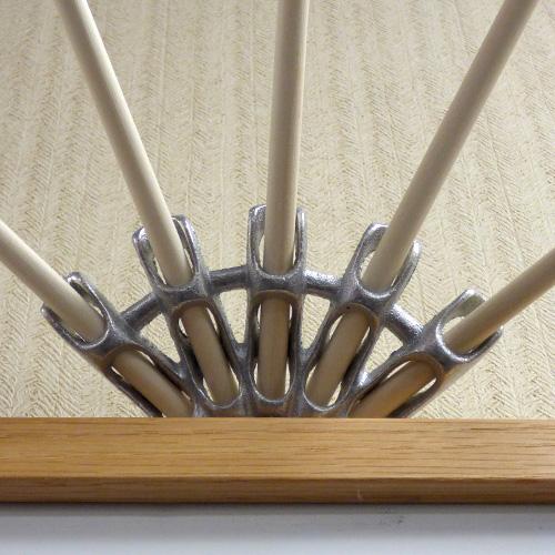 5 stick flag holder closeup