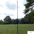 18' All American Steel Sectional Flagpole