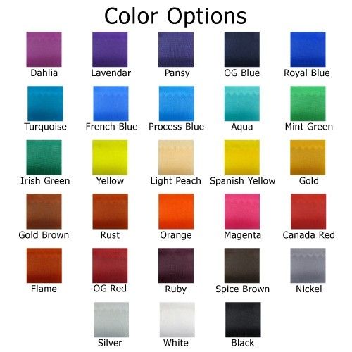 color options fabric swatches